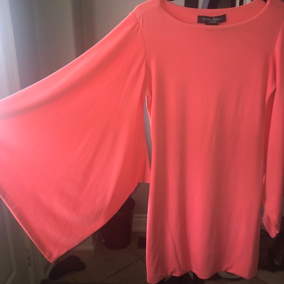 CORAL DRESS - Picture 2 of 2